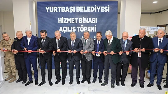 Yurtbaşı Belediyesi yeni hizmet binasının açılışı gerçekleştirildi