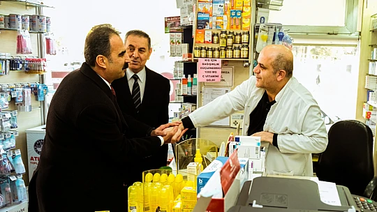 İYİ Parti heyetinden esnaf ziyareti