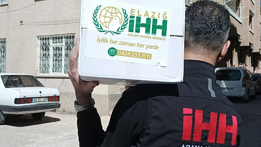 İHH Elazığ İnsani Yardım Derneğinden ramazan yardımları