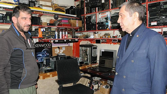 Başkan Adayı Şekerdağ, Sanayi Sitesi esnaflarıyla bir araya geldi