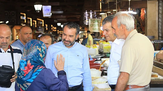 Kapalı Çarşı esnafından Başkan Şerifoğulları'na teşekkür