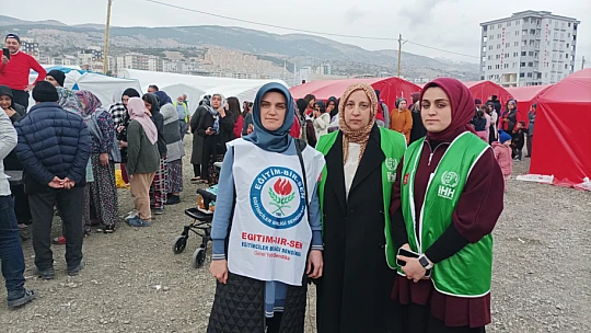 Elazığ'dan Kahramanmaraş'a kadınlar gününde kadın dayanışması