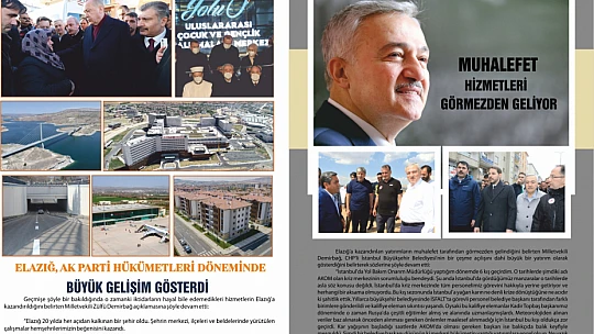 Milletvekili Zülfü Demirbağ: Elazığ'a hizmetlerimiz artarak devam edecek
