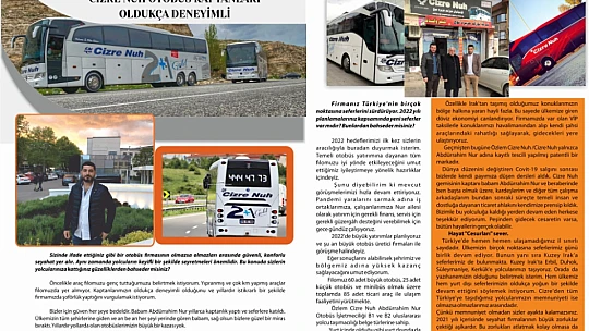 Özlemleri sevgiye dönüştüren kuruluş, Cizre Nuh Otobüs İşletmeciliği