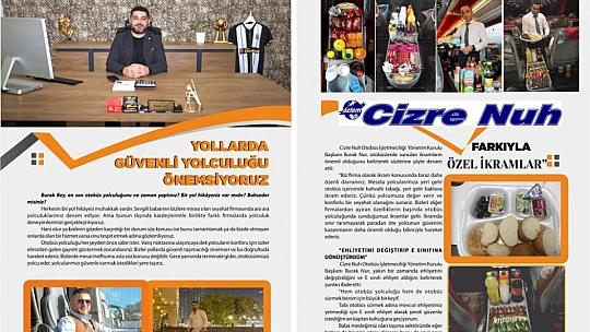 Özlemleri sevgiye dönüştüren kuruluş, Cizre Nuh Otobüs İşletmeciliği