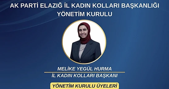 AK Parti Elazığ kadın kolları yönetim kurulu üyeleri belli oldu