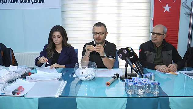 106 geçici personel alımı kurası gerçekleştirildi