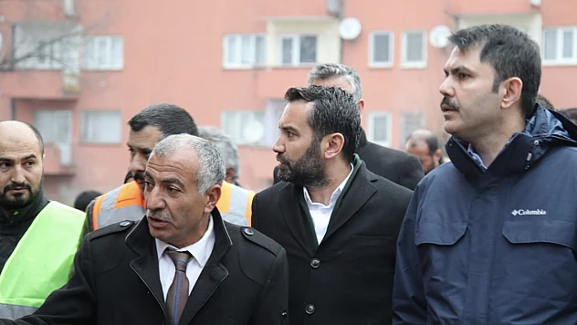 Bakan Kurum ve Başkan Şerifoğulları Karşıyaka Mahallesi'nde 