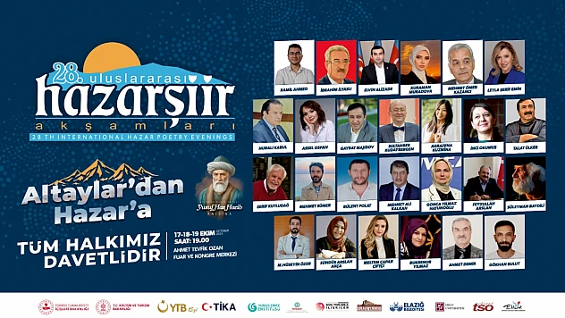 28'inci Uluslararası Hazar Şiir Akşamları başlıyor