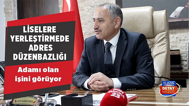 Liselere Yerleştirmede Adres Düzenbazlığı