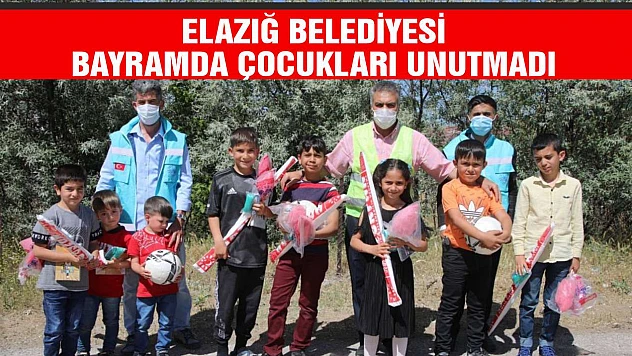 Elazığ Belediyesi Bayramda Çocukları Unutmadı