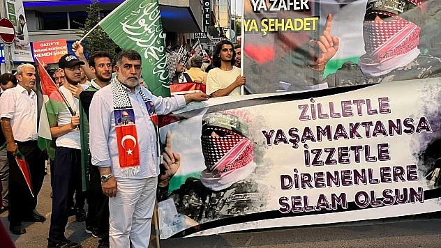 81 ilden vatandaşlar Gazze'ye destek yürüyüşünde bir arada