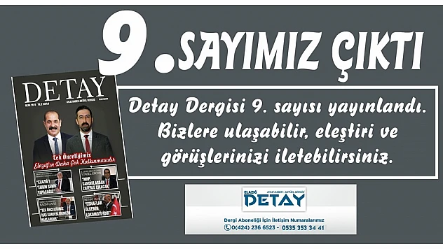 Detay 9. Sayısı Çıktı