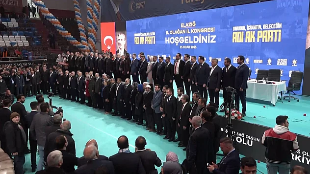 Ak Parti Elazığ 8. Olağan İl Kongresi yapıldı, yönetimde kimler yer aldı