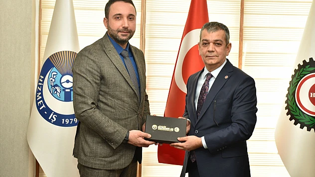 Ak Parti Milletvekilleri Keleş ve Nazırlı'dan Hizmet-İş Sendikası'na ziyaret