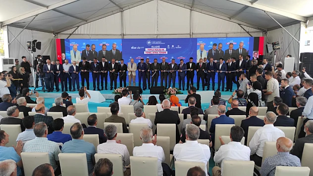 Bakan Özhaseki'nin katılımıyla temel atma ve toplu açılış töreni gerçekleştirildi