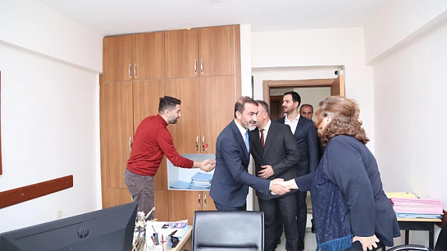 Başkan adayı Duran'dan resmi kurum ve esnaf ziyareti