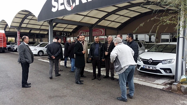 Başkan Duran, galericiler esnafıyla bir araya geldi