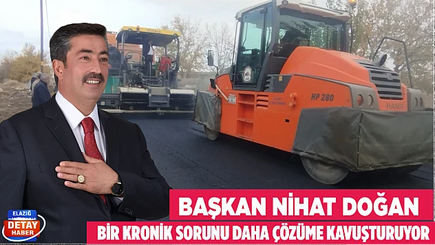 Başkan Nihat Doğan, bir kronik sorunu daha çözüme kavuşturuyor