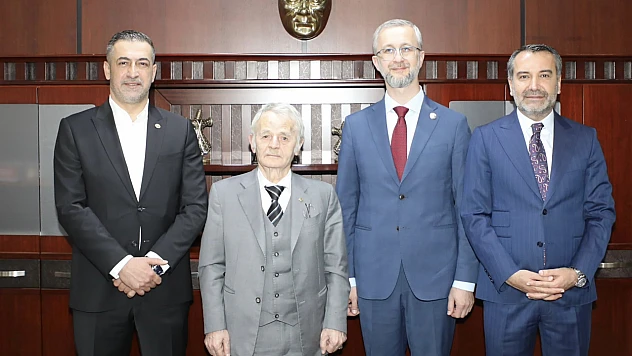 Başkan Şerifoğulları, Kırım Türkleri Lideri Kırımoğlu'nu ağırladı