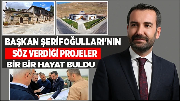 Başkan Şerifoğulları'nın söz verdiği projeler bir bir hayat buldu