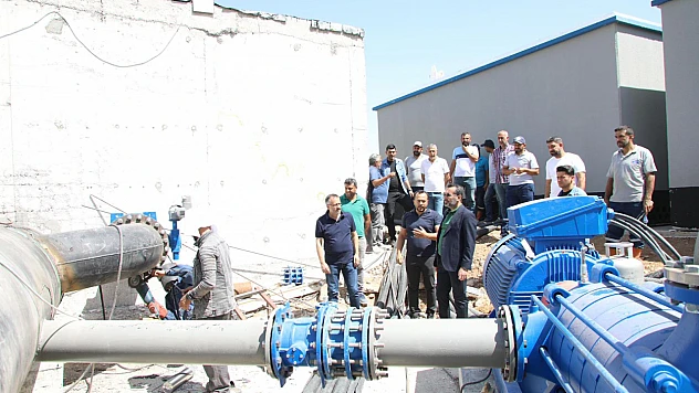 Başkan Şerifoğulları, yeni istasyonda incelemede bulundu