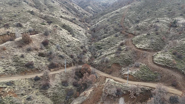 Baskil'in kayısı bahçelerine modern sulama desteği