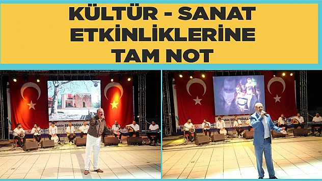 Kültür-Sanat Etkinliklerine Tam Not