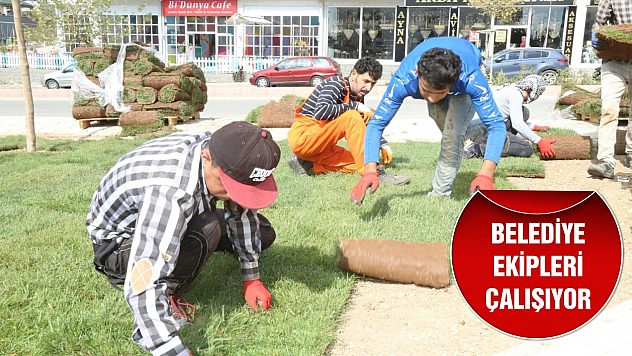 Belediye Ekipleri Çalışıyor