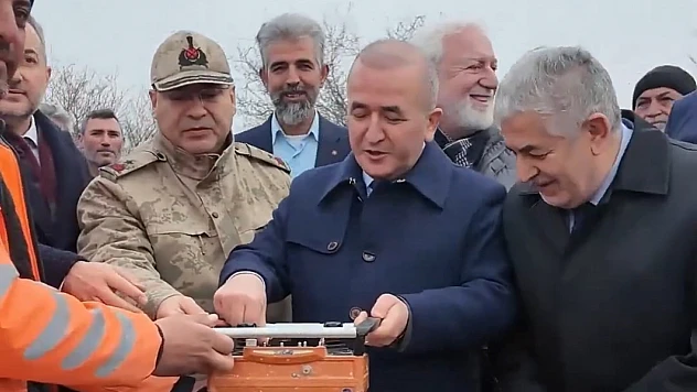 Cevizdere Köyü Yeni Cami için temel atma töreni düzenlendi