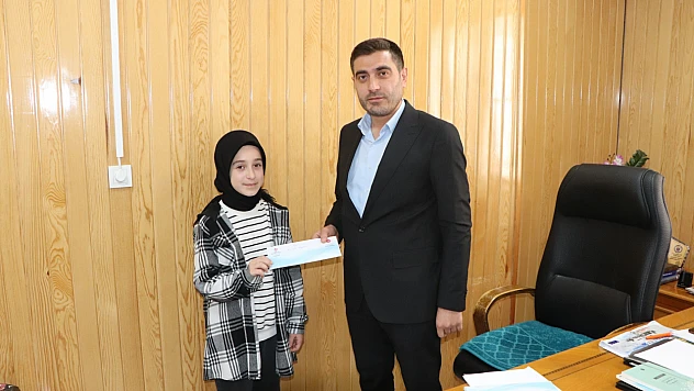 Dereceye giren öğrenciler ödüllendirildi