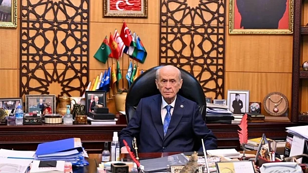 Devlet Bahçeli mesaiye başladı