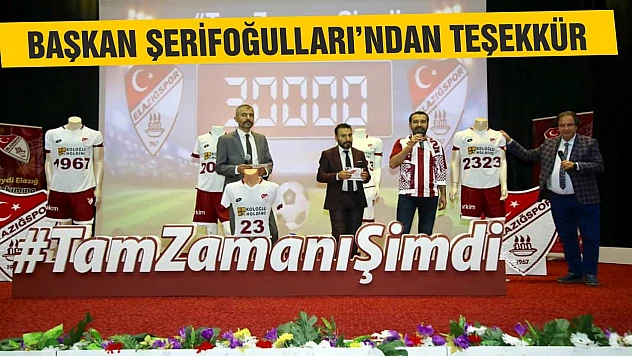 Başkan Şerifoğulları'ndan Teşekkür