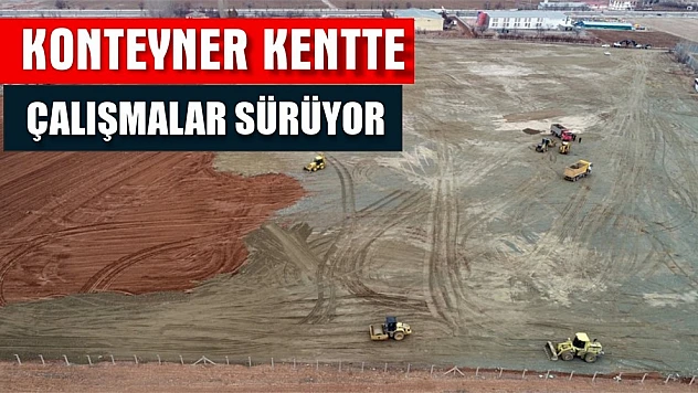 Bin Konteynerin Kurulacağı Alanda Çalışmalar Devam Ediyor