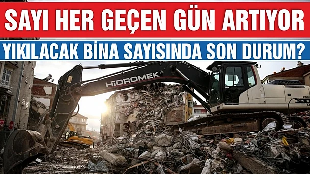 Elazığ'da Yıkılacak Bina Sayısında Son Durum