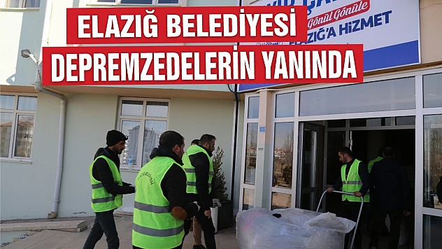 Elazığ Belediyesi Depremzedelerin Yanında