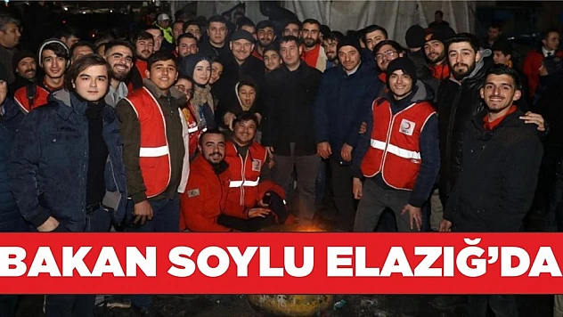 Bakan Soylu, Elazığ'da