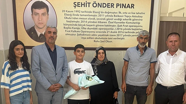 Eğitim-Bir-Sen Elazığ 1 Nolu Şubeden LGS şampiyonlarına ziyaret