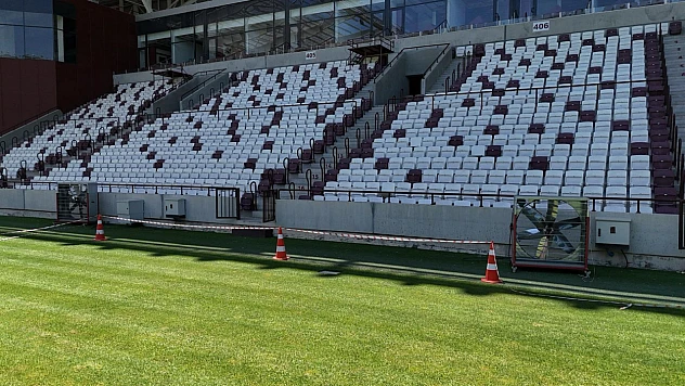 Elazığ Atatürk Stadyumunda ilkler deneniyor
