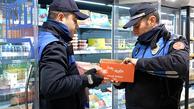 Elazığ Belediyesi'nden zincir marketlere denetim