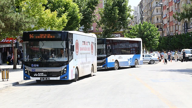 Elazığ Belediyesi, otobüs saatlerinde Ramazan Ayı düzenlemesi gerçekleştirdi