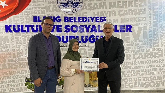 Elazığ Belediyesi Yazarlık Atölyesi 4. dönem mezunlarını verdi