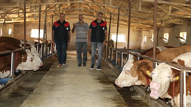 Elazığ'da çiftçilere destek