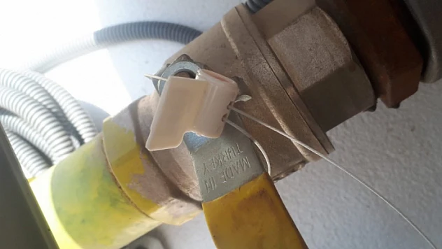 Elazığ'da doğalgaz vanaları mühürlendi