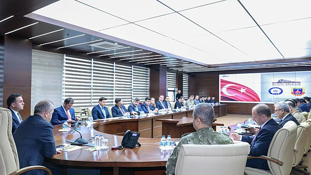 Elazığ'da güvenlik ve asayiş koordinasyon toplantısı