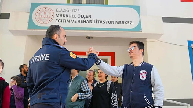 Elazığ İtfaiyesinden özel bireylere eğitim