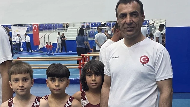 Elazığlı minik jimnastikçilerden bölgesel başarı