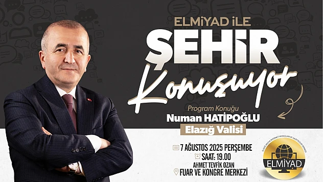 ELMİYAD'dan şehre yön veren program: 'Elmiyad ile Şehir Konuşuyor' başlıyor