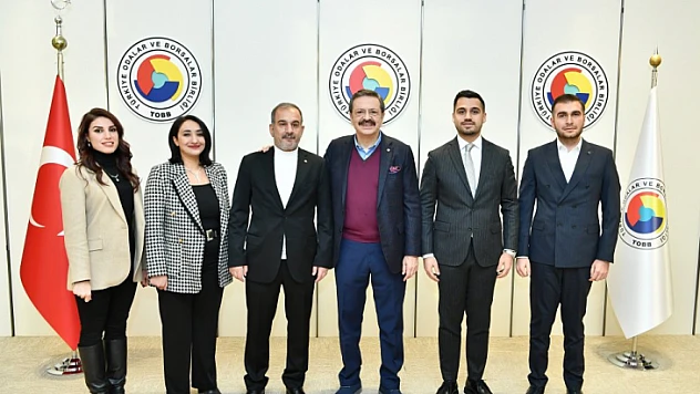 ETSO Heyeti, Başkan Hisarcıklıoğlu ile görüştü
