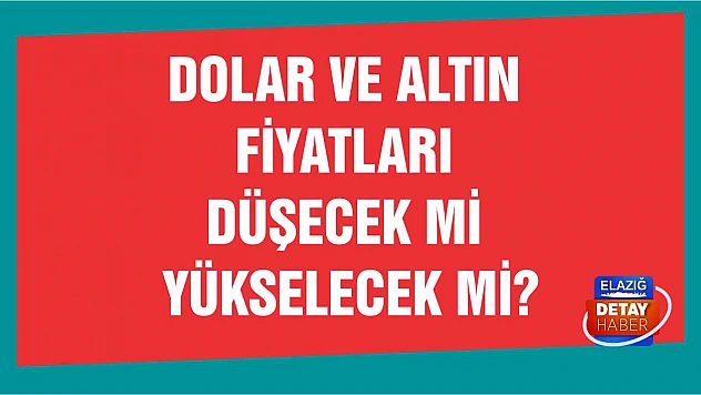 Dolar ve altın fiyatları düşecek mi yükselecek mi?